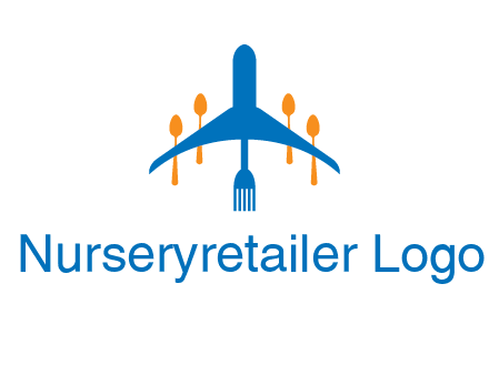 fork spoon plane travel & hospitality logo