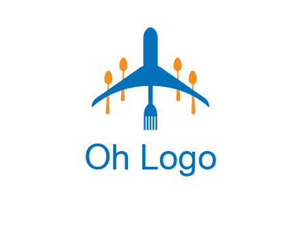 fork spoon plane travel & hospitality logo