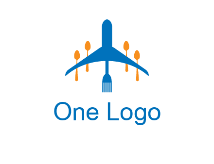 fork spoon plane travel & hospitality logo