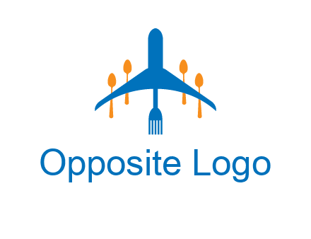 fork spoon plane travel & hospitality logo
