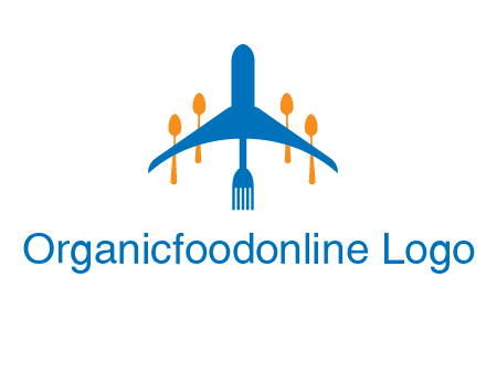 fork spoon plane travel & hospitality logo