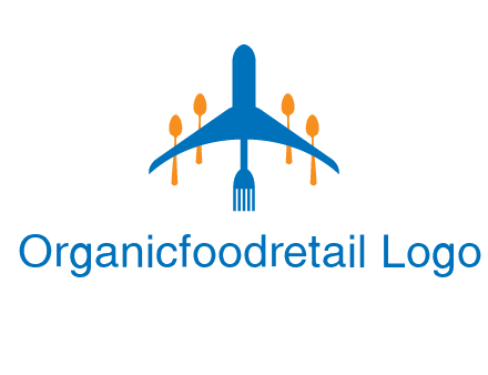 fork spoon plane travel & hospitality logo