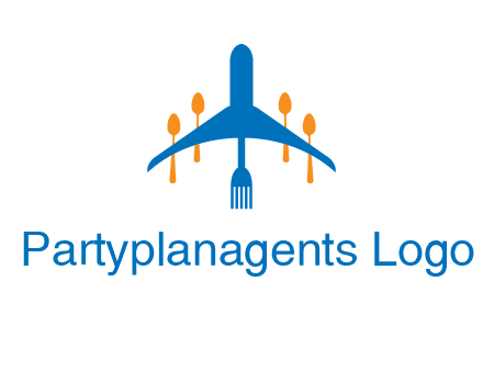 fork spoon plane travel & hospitality logo