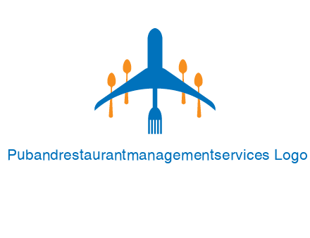 fork spoon plane travel & hospitality logo