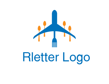 fork spoon plane travel & hospitality logo