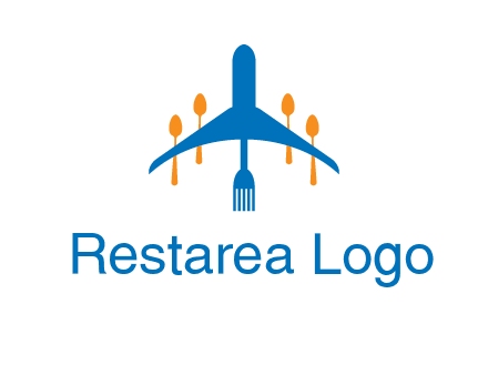 fork spoon plane travel & hospitality logo