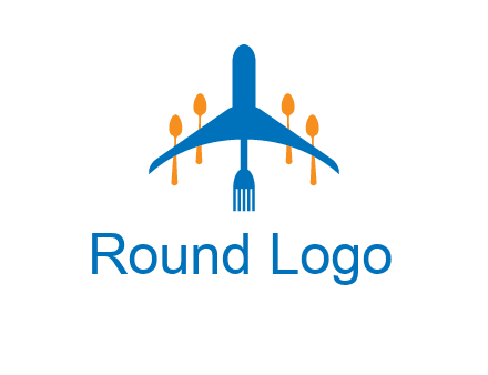 fork spoon plane travel & hospitality logo