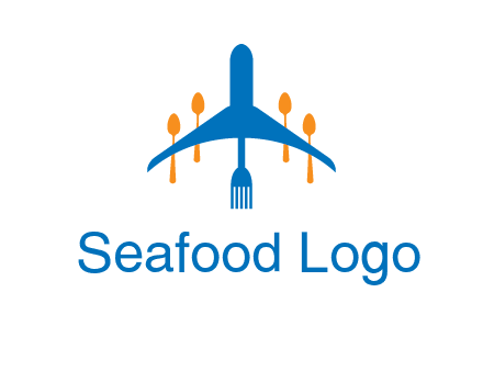 fork spoon plane travel & hospitality logo