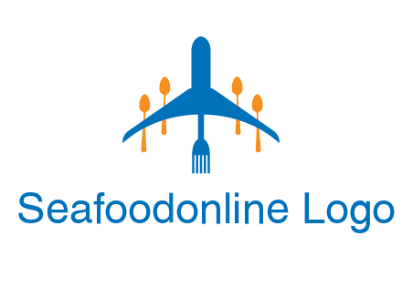 fork spoon plane travel & hospitality logo