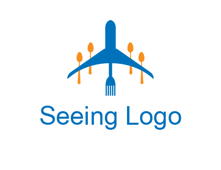 fork spoon plane travel & hospitality logo