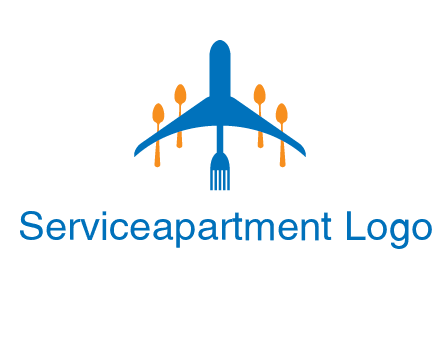 fork spoon plane travel & hospitality logo