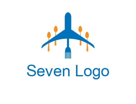 fork spoon plane travel & hospitality logo