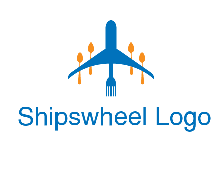 fork spoon plane travel & hospitality logo