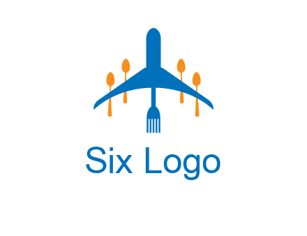 fork spoon plane travel & hospitality logo