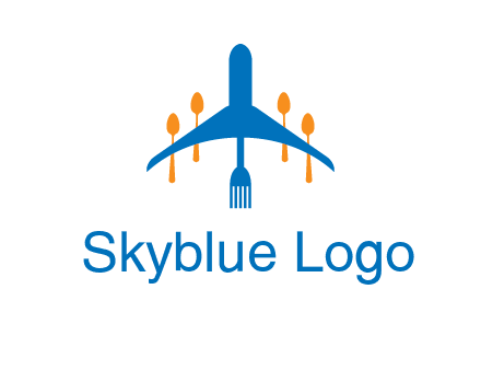 fork spoon plane travel & hospitality logo
