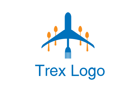 fork spoon plane travel & hospitality logo