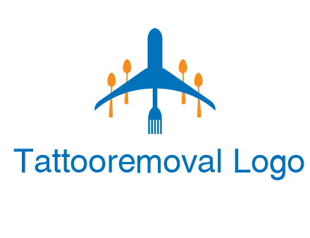 fork spoon plane travel & hospitality logo