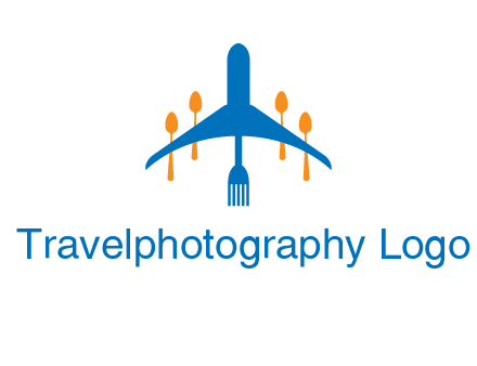 fork spoon plane travel & hospitality logo