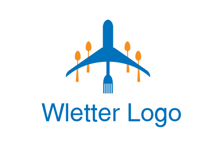fork spoon plane travel & hospitality logo