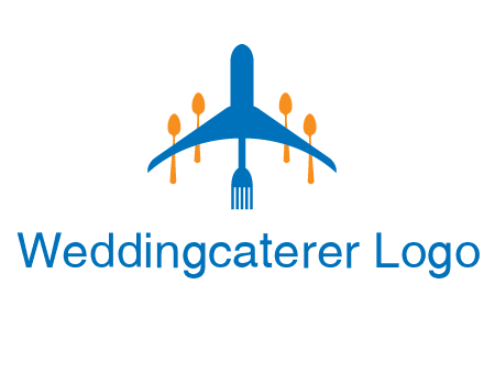 fork spoon plane travel & hospitality logo