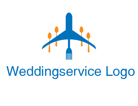 fork spoon plane travel & hospitality logo