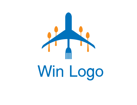 fork spoon plane travel & hospitality logo