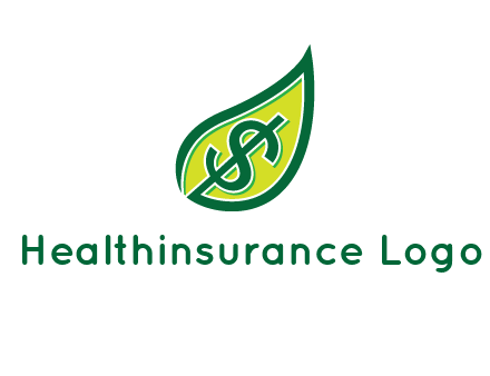 dollar in leaf logo
