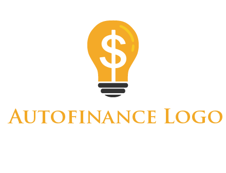dollar in bulb logo
