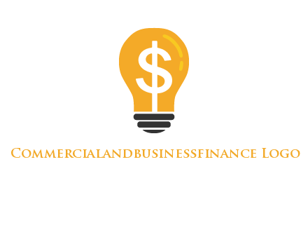 dollar in bulb logo