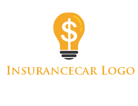 dollar in bulb logo