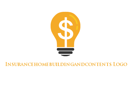 dollar in bulb logo