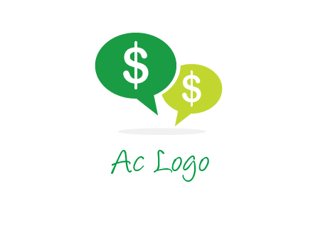 dollar sign in speech bubble icon