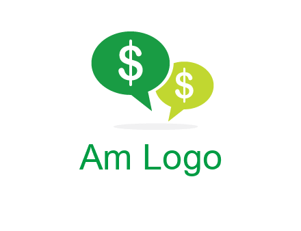 dollar sign in speech bubble icon