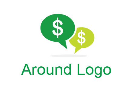 dollar sign in speech bubble icon