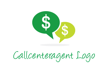 dollar sign in speech bubble icon