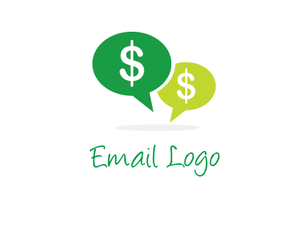 dollar sign in speech bubble icon