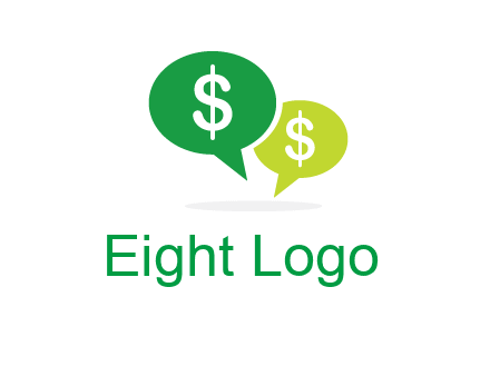 dollar sign in speech bubble icon