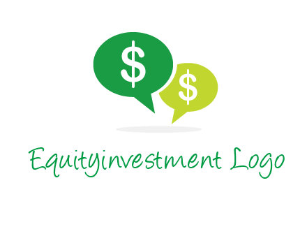 dollar sign in speech bubble icon