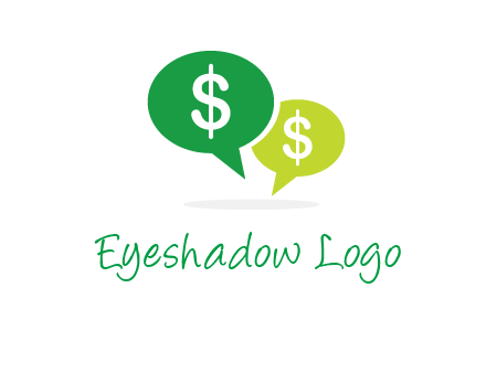 dollar sign in speech bubble icon