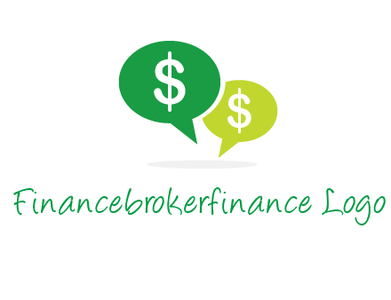 dollar sign in speech bubble icon