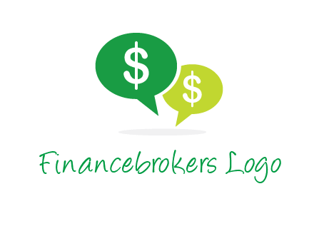 dollar sign in speech bubble icon
