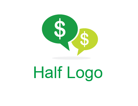 dollar sign in speech bubble icon
