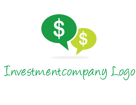 dollar sign in speech bubble icon