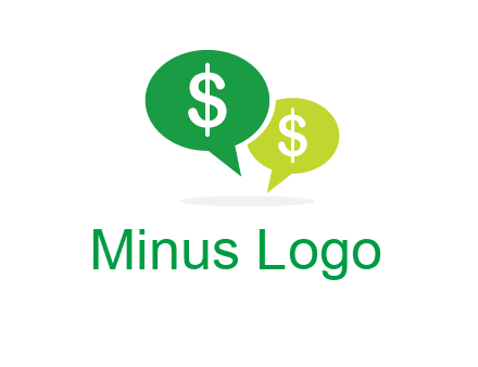 dollar sign in speech bubble icon