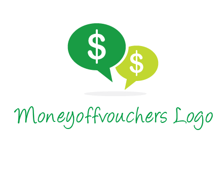 dollar sign in speech bubble icon