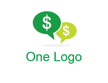 dollar sign in speech bubble icon