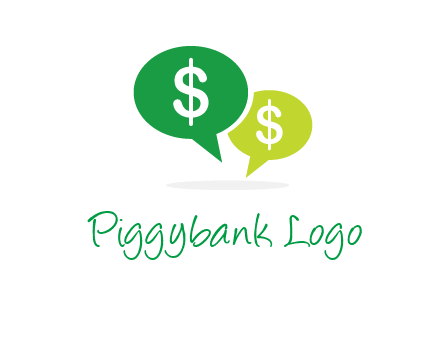 dollar sign in speech bubble icon
