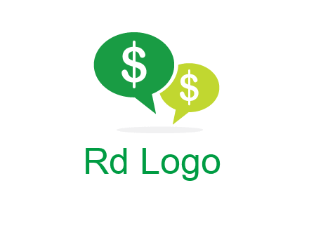 dollar sign in speech bubble icon