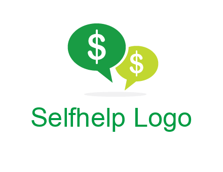 dollar sign in speech bubble icon