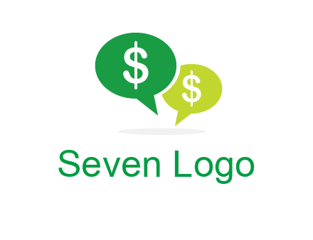 dollar sign in speech bubble icon